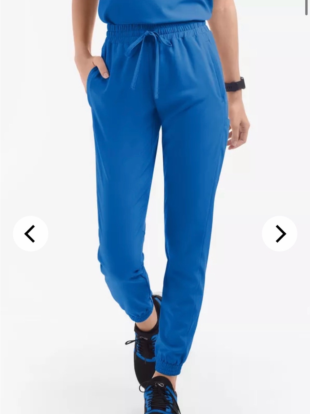 Women's Drawstring Jogger Pants - Blue